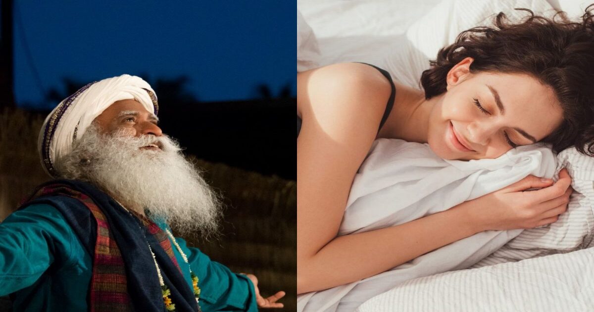 Sadhguru's tips for sleep