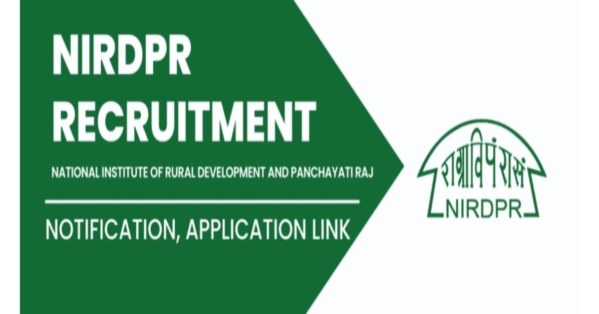 NIRDPR Young Fellow Recruitment 2023