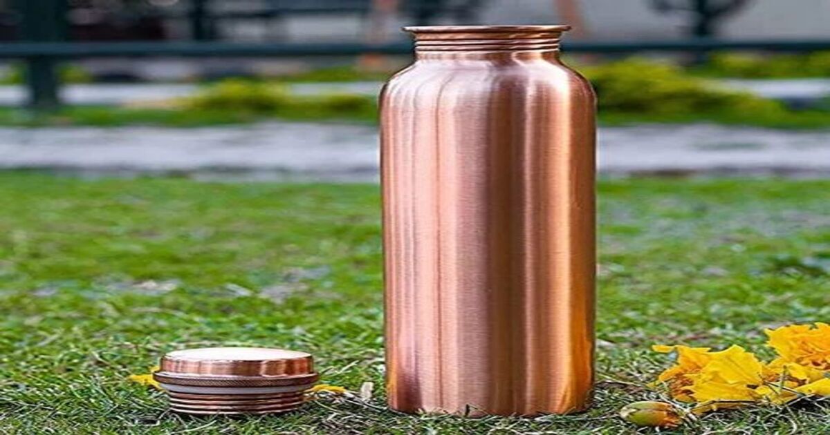 Copper water bottle