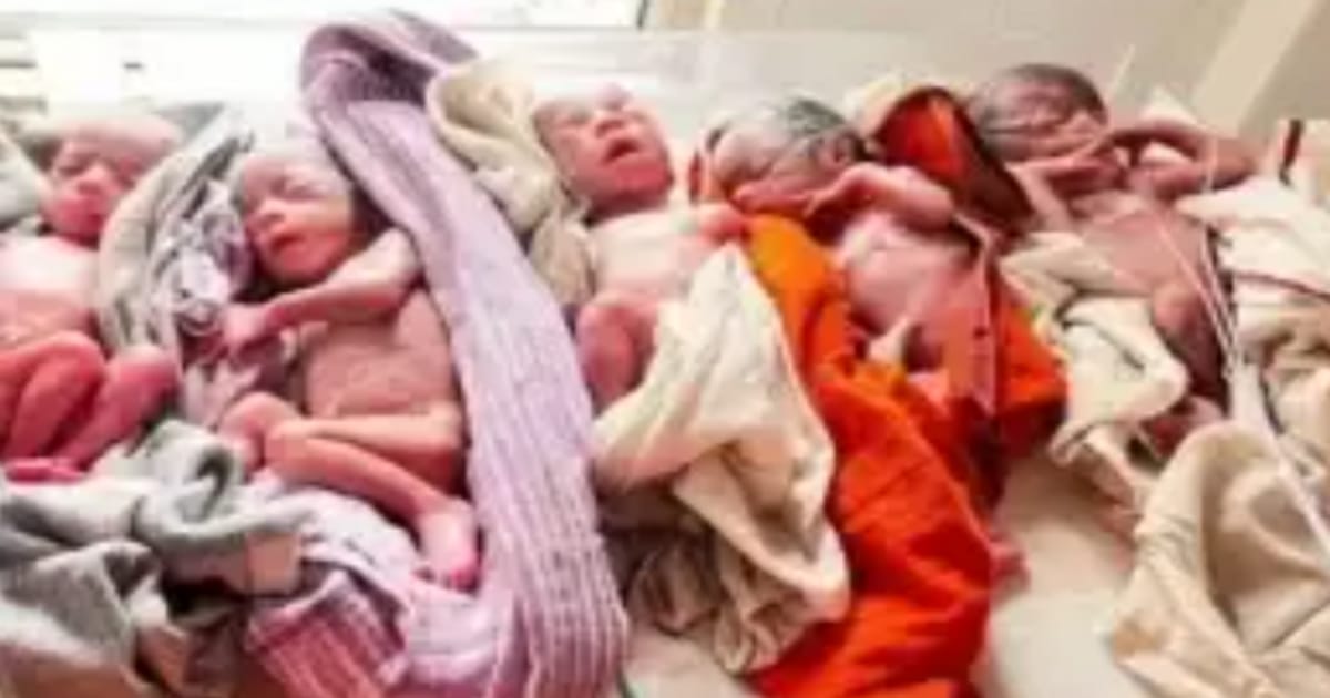 Woman gave birth to five Children