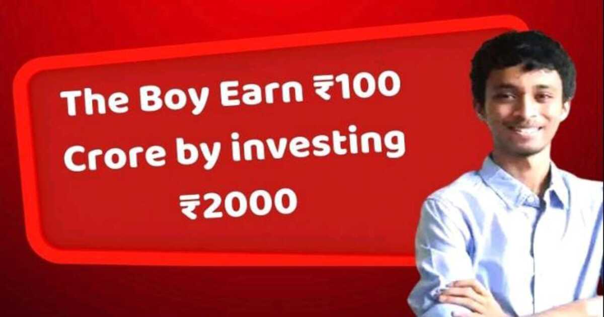 Boy Earned 100 Crores