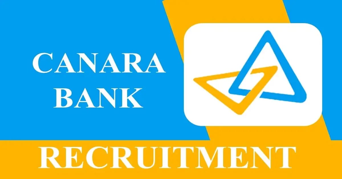 Canara Bank Recruitment 2023