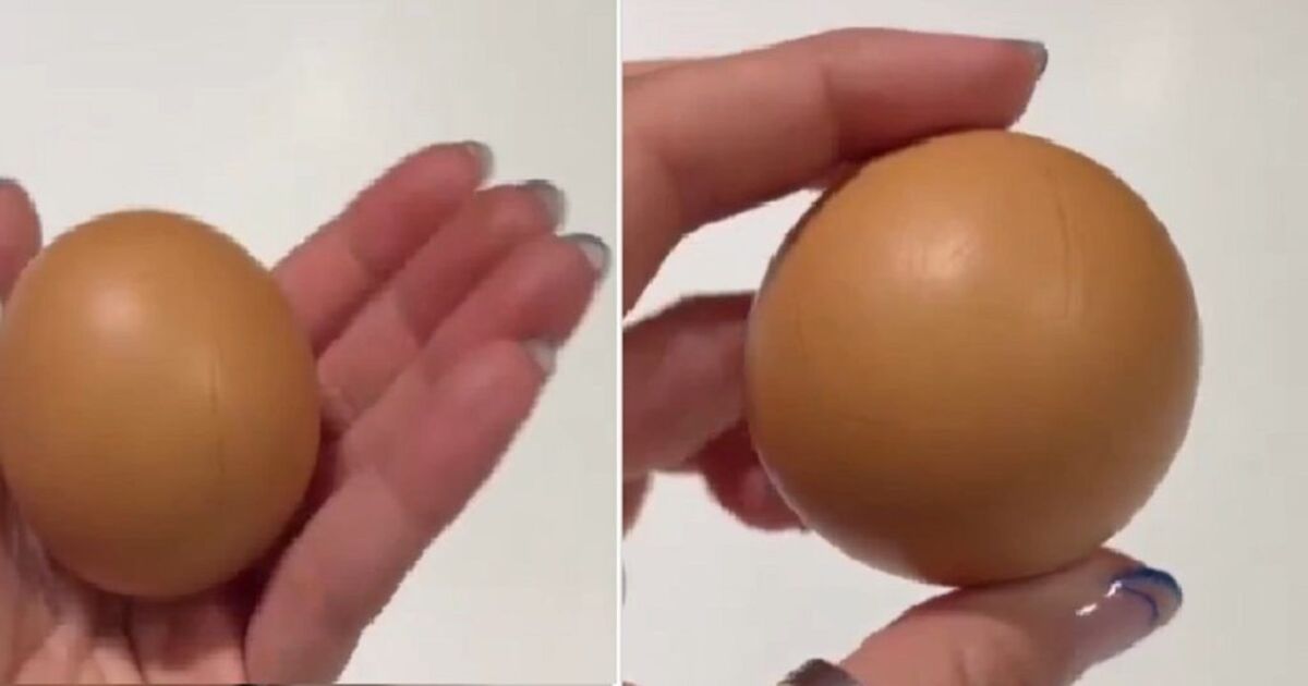 Perfectly round egg