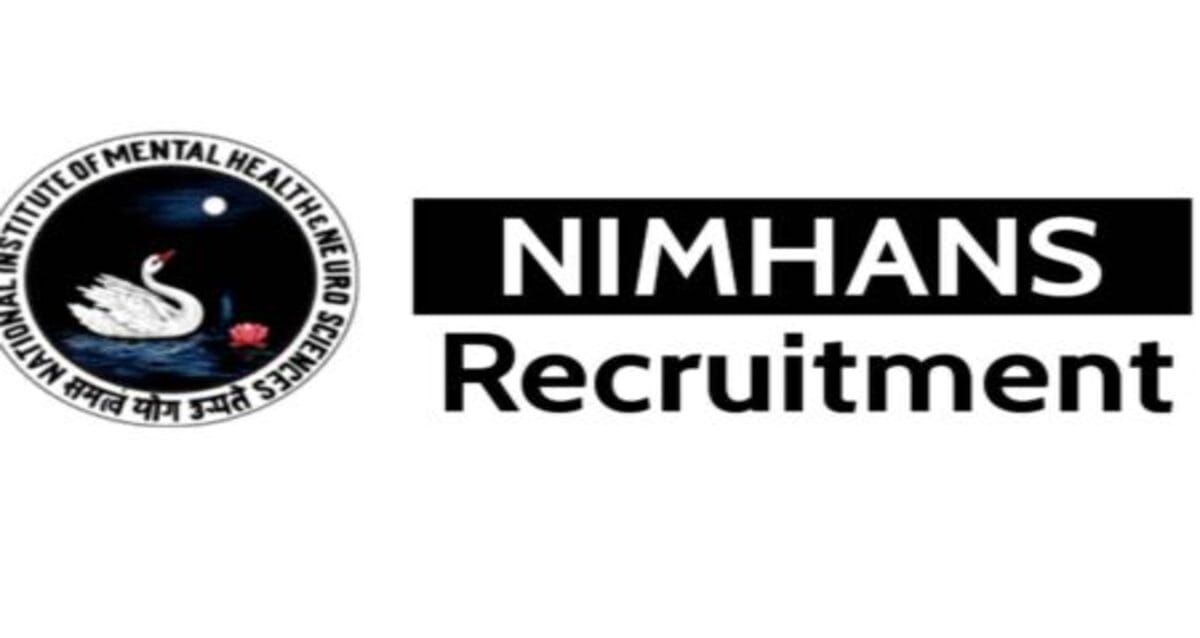 NIMHANS Recruitment 2023