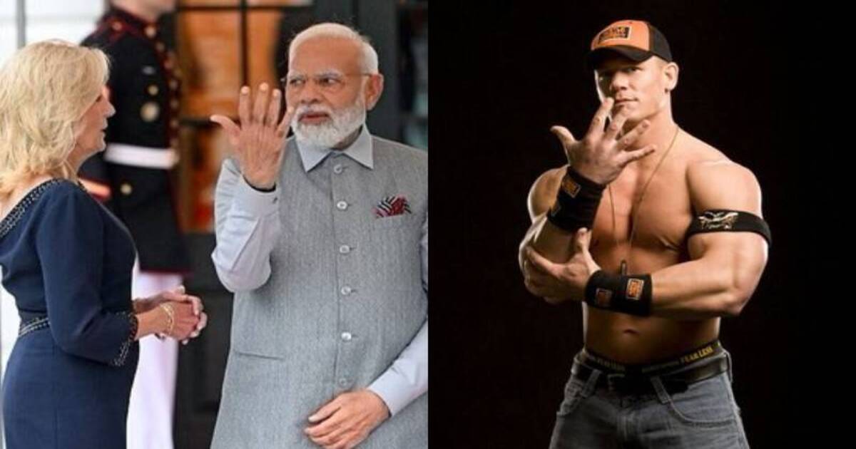 PM Modi-John Cena