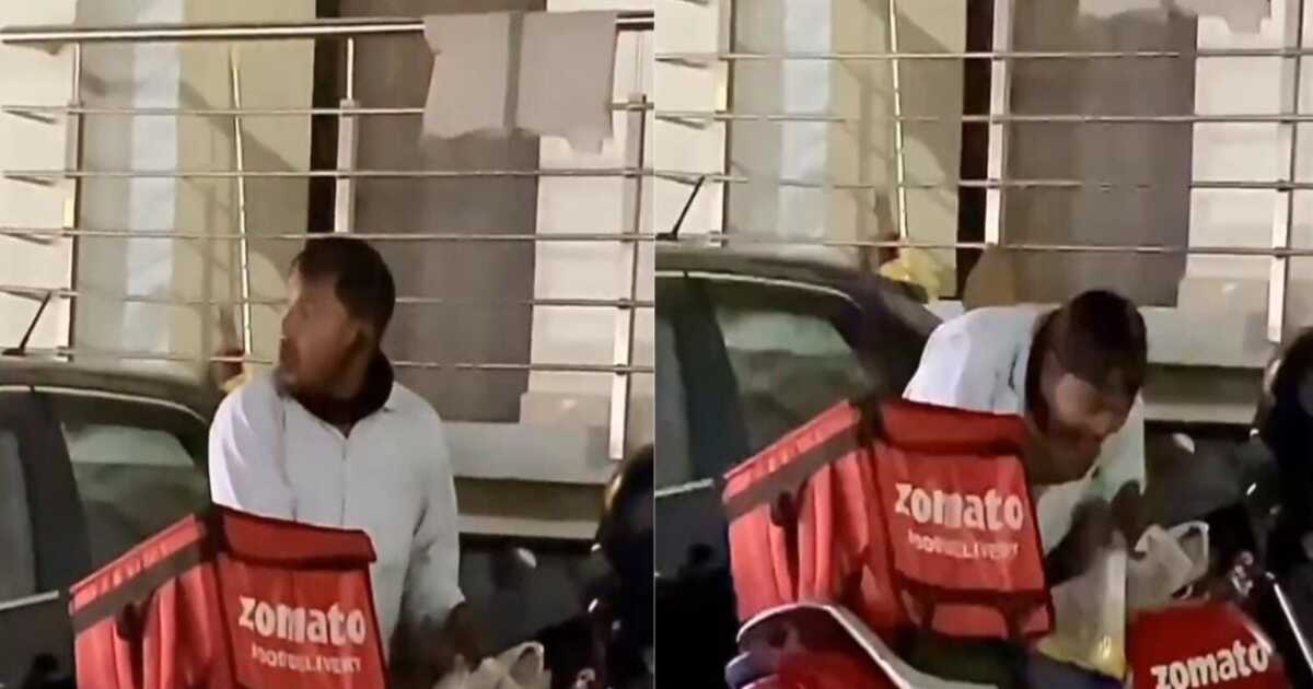 Zomato Delivery boy video