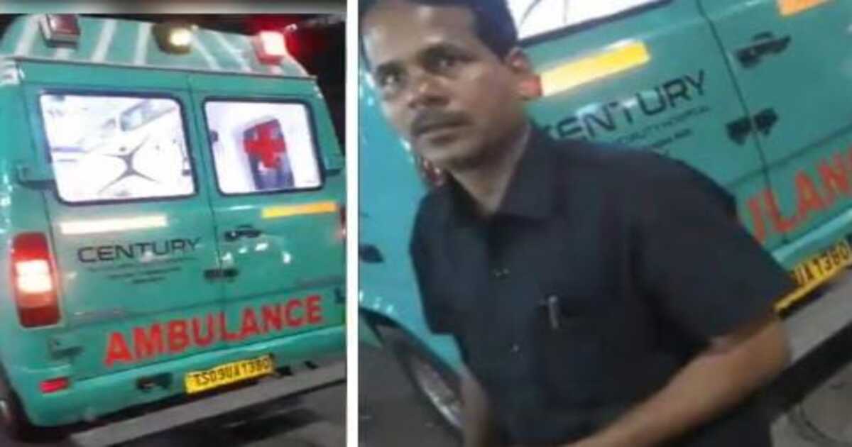 Hyderabad Ambulance Driver video