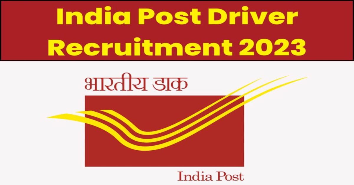 Postal Circle Driver Recruitment