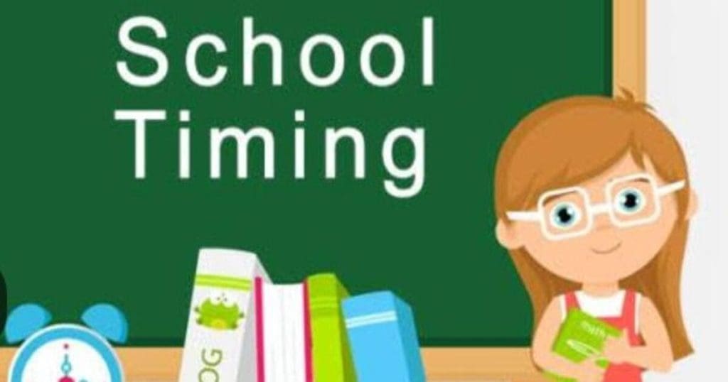School timing