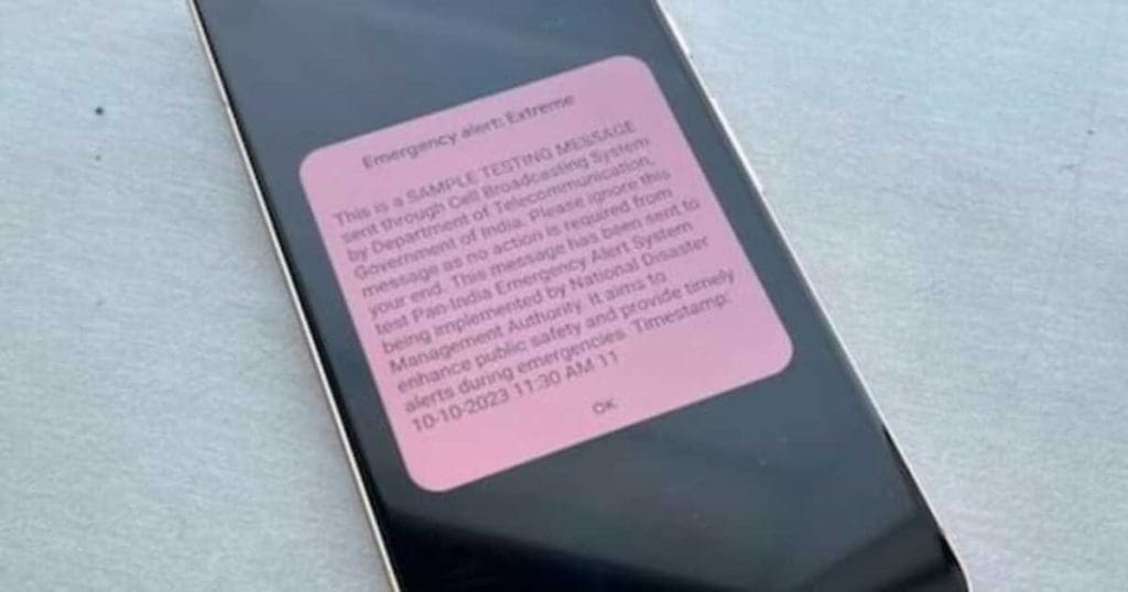 Alert message