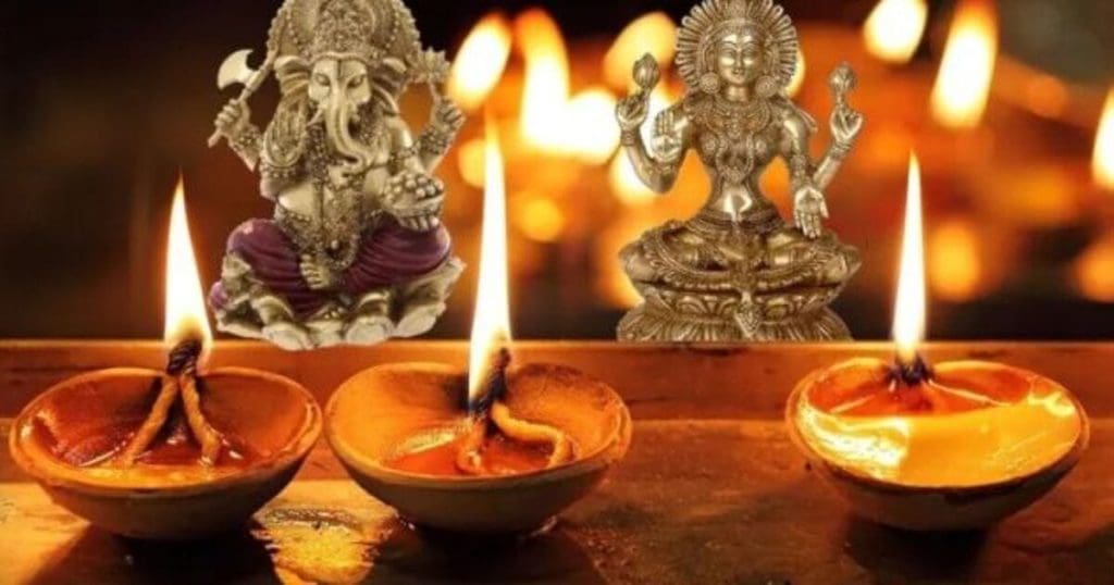 Two Wicks in Diya