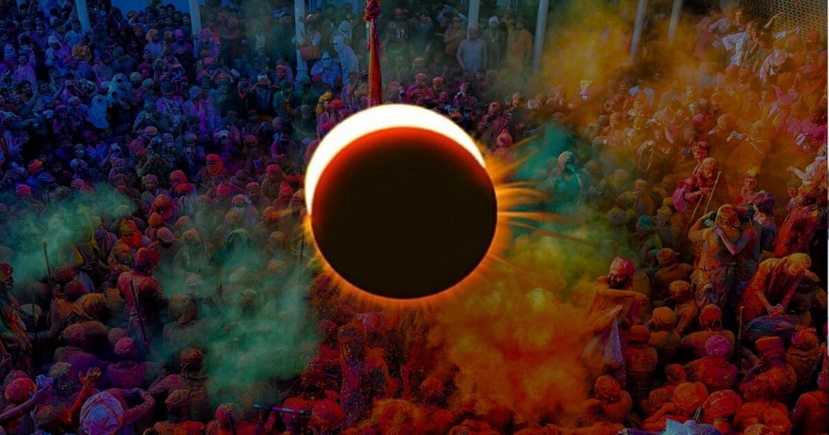 First Lunar Eclipse on Holi Day