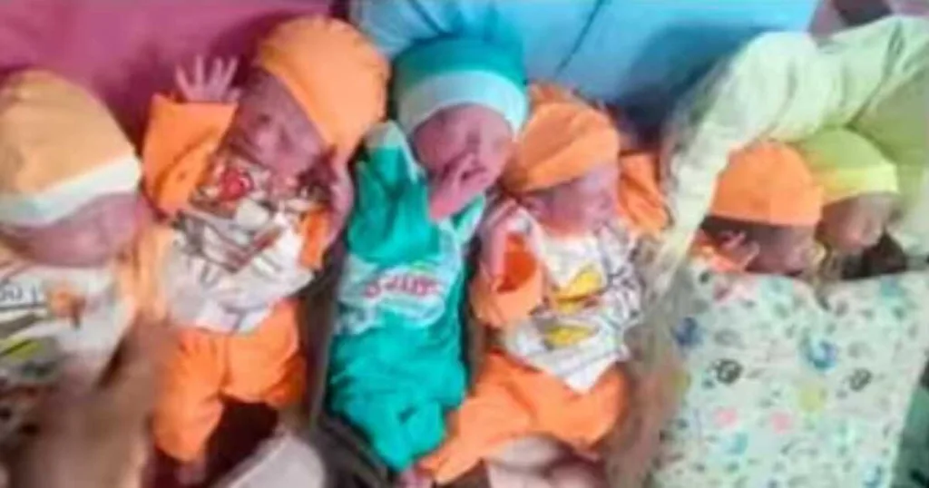 Birth to 6 children