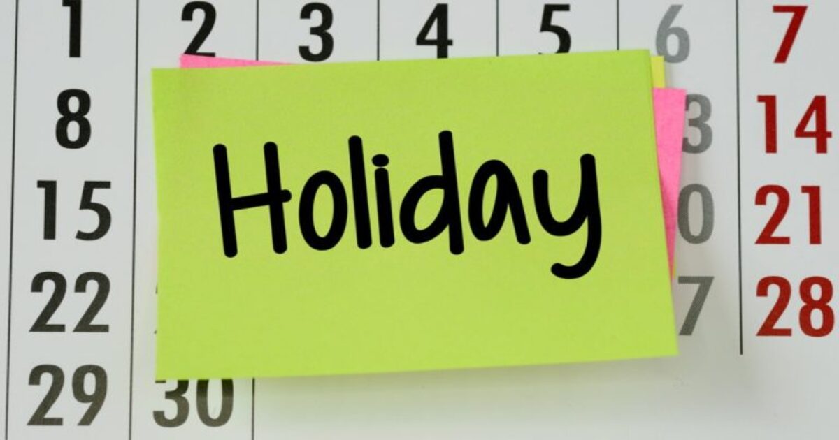 September Holidays