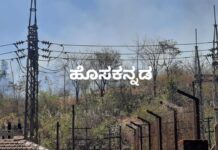 ಚಾರ್ಮಾಡಿ: ಗುಡ್ಡದಲ್ಲಿ ಆಕಸ್ಮಿಕ ಬೆಂಕಿ